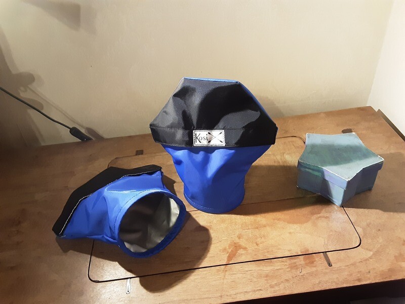 Kosi Pogies : Short Marathon  with a Stiffened Cuff for double bladed paddle in two colour choice.