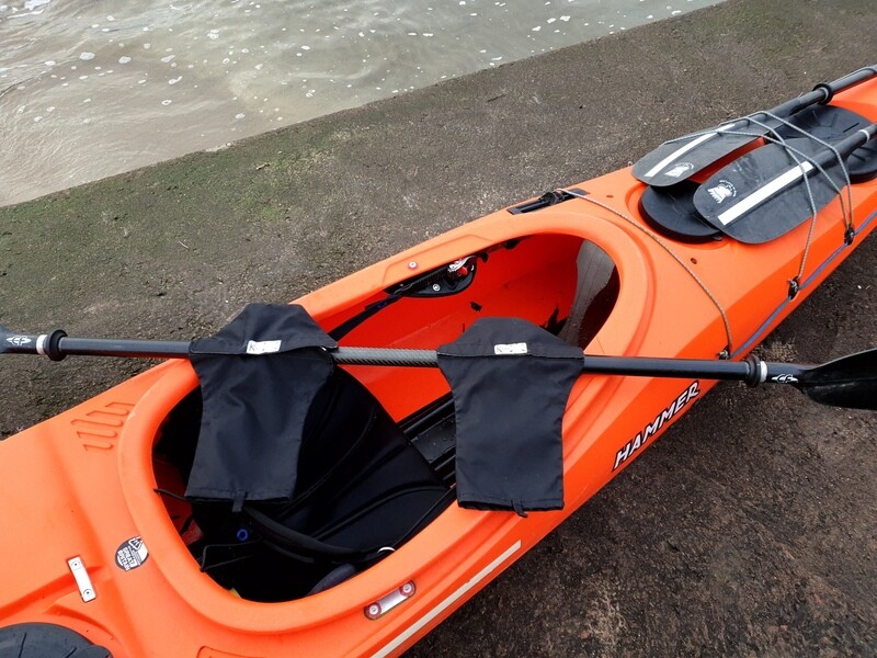 Kosi Pogies : Gauntlet style for  double bladed paddle in one colour choice.