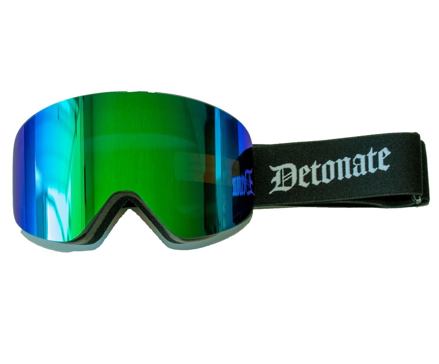 Nordic Black Moto - Yellow & Green Ionized lens