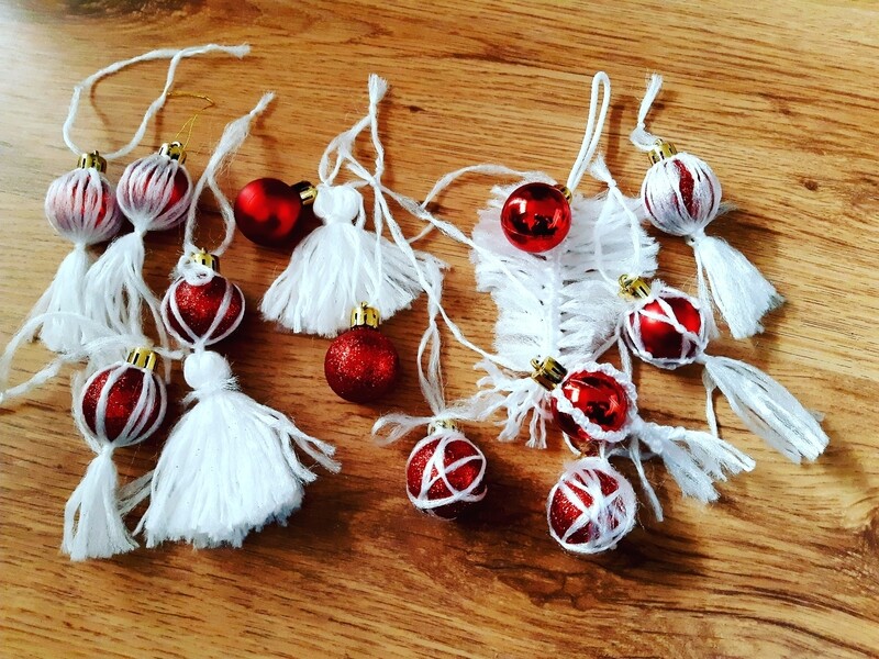 New year and christmas tree decoration
