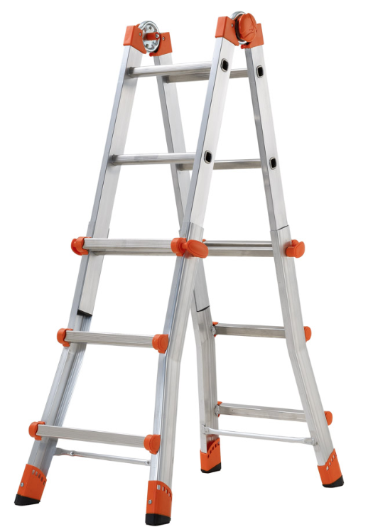 Scala alluminio multifunzione telescopica 3+3 gradini EN131 serie 5   GIERRE