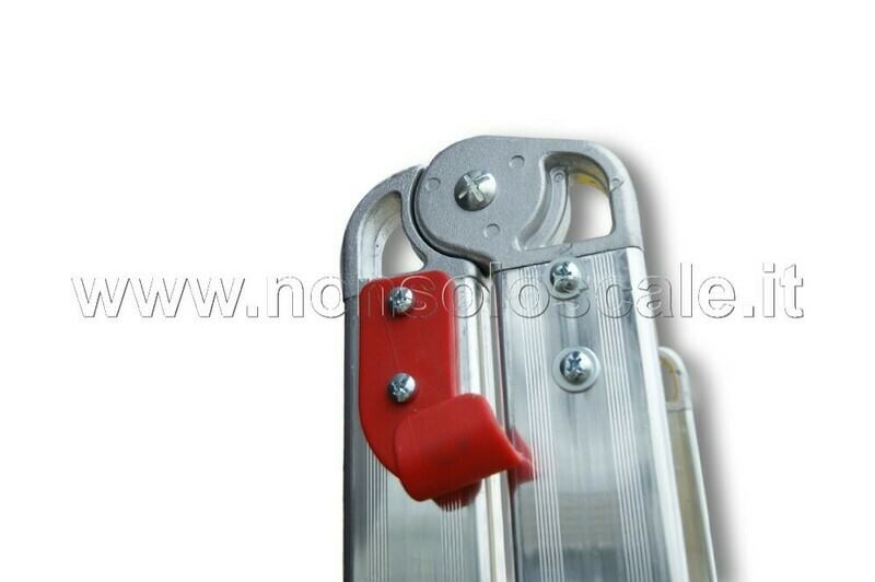 Scala in alluminio doppia salita PROFESSIONAL-1  6+6 gradini   FACAL