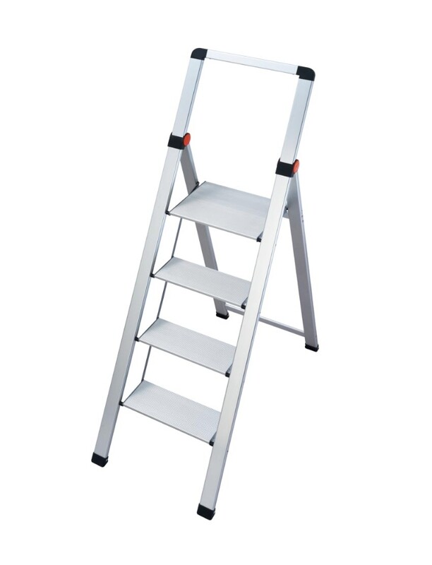 SGABELLO IN ALLUMINIO SLIMSTEP 4 GRADINI   GIERRE