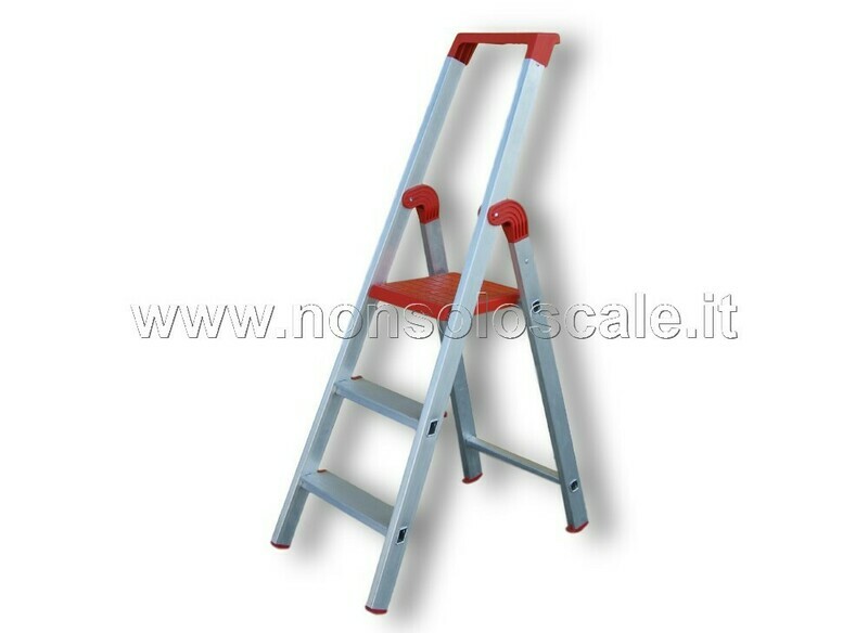 SCALA ALLUMINIO TIKAL 3 GRADINI COMPRESA PEDANA   DOIN