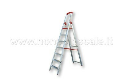 SCALA ALLUMINIO TIKAL 7 GRADINI COMPRESA PEDANA   DOIN