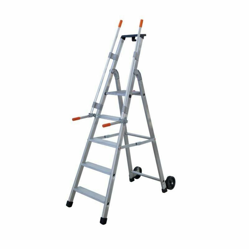 Scala in alluminio MAYORA&#39;  8 gradini compreso pedana   FACAL