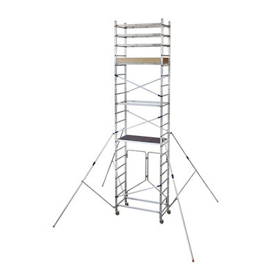 Trabattello ALTO PIEGHEVOLE base + modulo 2 + modulo 3 h. struttura fino a mt. 6,20   FACAL