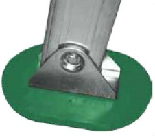 Piede snodo gommato 16 x 11 cm   FACAL