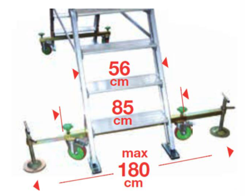KIT COMPLETO PER SCALA DIVA 2-3/120   FACAL