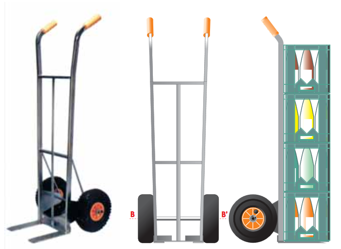 Carrello professionale in acciaio    BOXERCARR