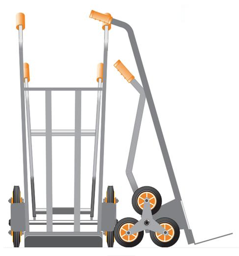 Carrello professionale in acciaio a 6 ruote orbitali    BOXERCARR