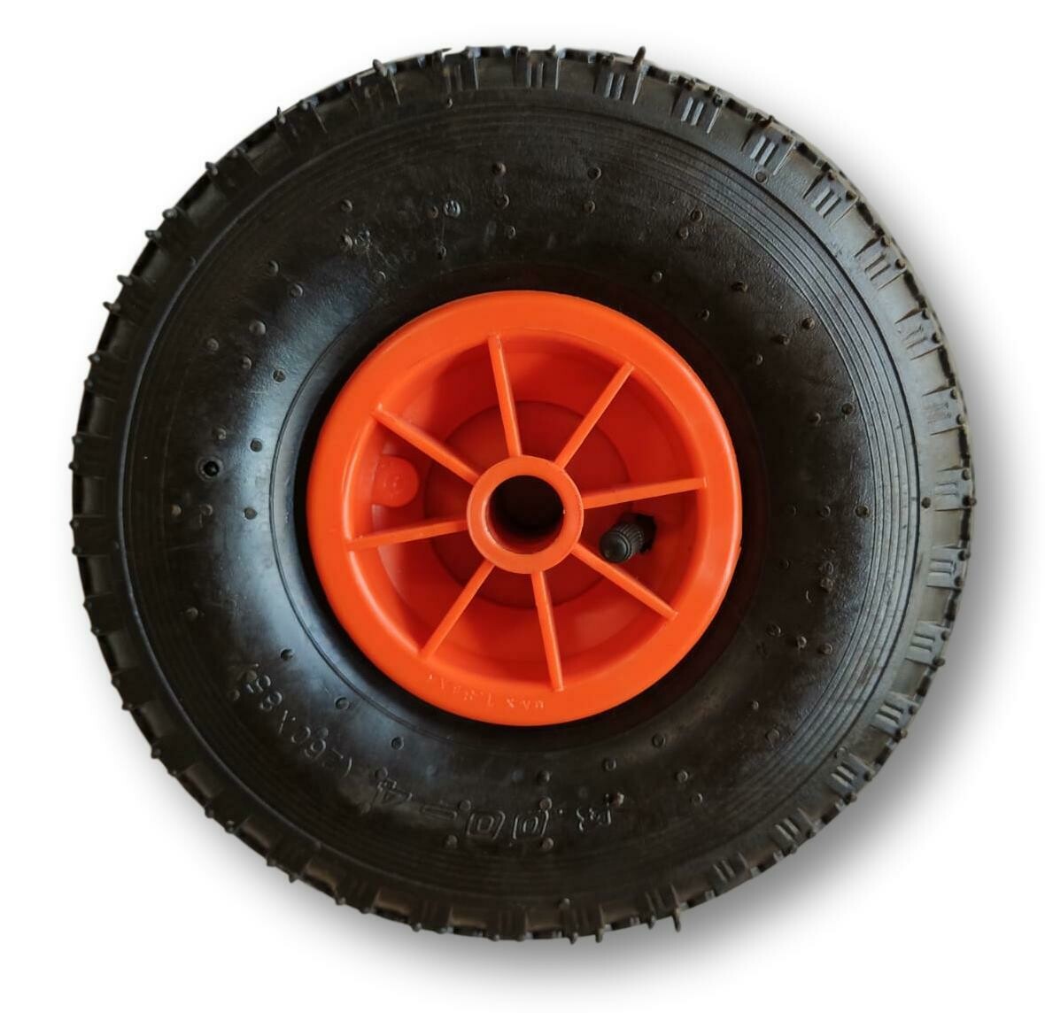 Ruota pneumatica diametro mm 260 plastica senza cuscinetto   