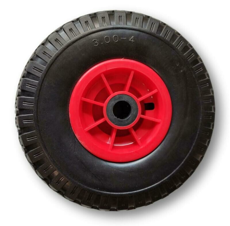 Ruota piena &quot;SOFT&quot; diametro mm 260 plastica cuscinetto rulli   