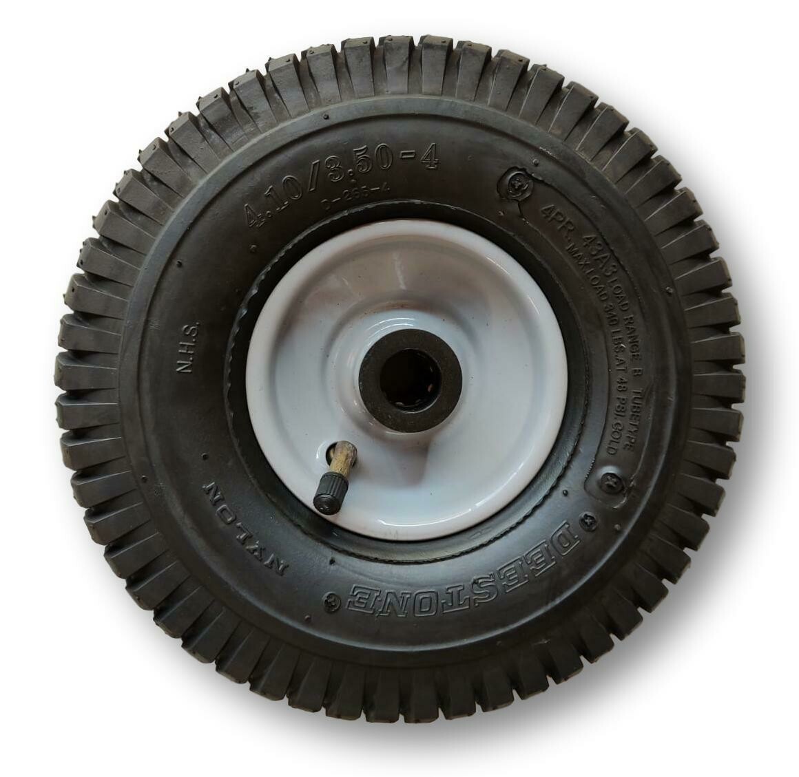Ruota pneumatica diametro mm 280 lamiera cuscinetto rulli