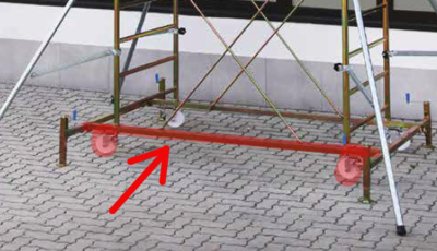 Laterale di base con ruote  P7NEW STP