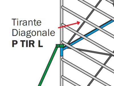TIRANTE DIAGONALE per trabattello IND-POKER-ORIO-EXP-SUP  FRIGERIO