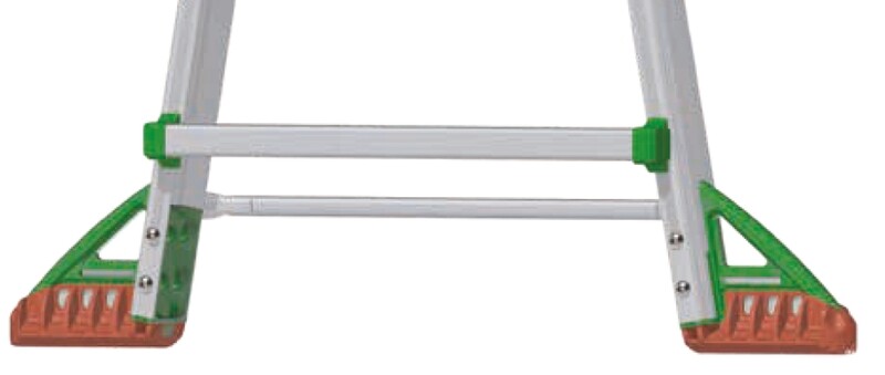Scala in alluminio telescopica EUROBRIKO16 5+5 gradini EUROPEAN NORM   FACAL