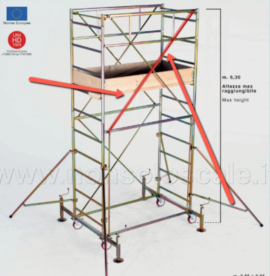 Tirante lungo mt 2,07 529HD   IPPIS