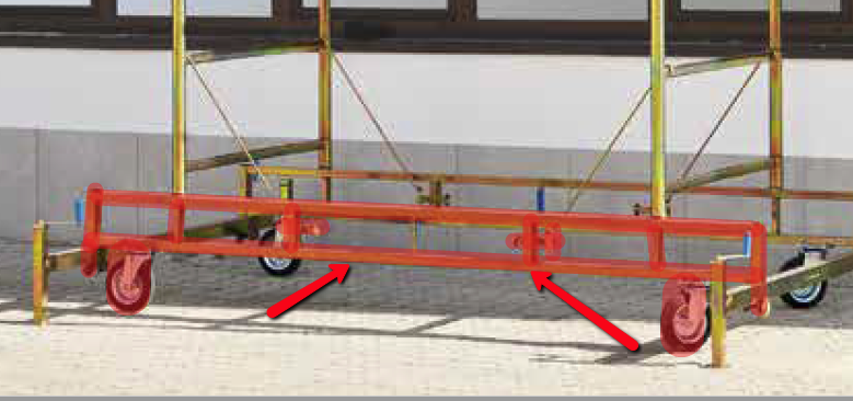 LATERALE BASE P22  C/RUOTE   STP