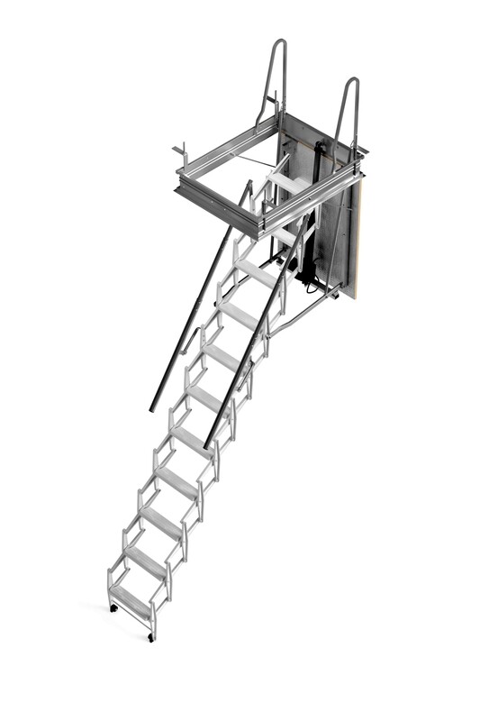 Scala retrattile motorizzata THERMOMATIC 90X80   SCARI