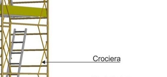 Singolo TIRANTE PER CROCIERA trabattello PROFESSIONAL (SVELT)