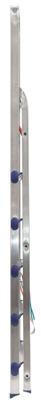 Scala alluminio GOLDEN 8  gradini compreso pedana