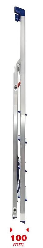 Scala in alluminio 7 gradini compreso pedana DELTA FACAL