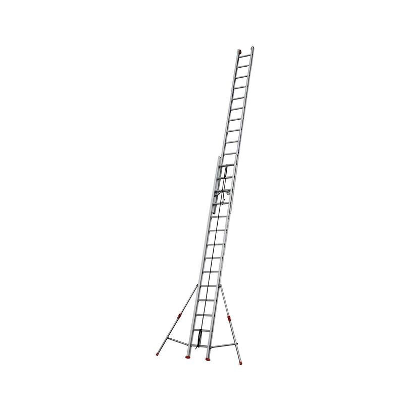 Scala a rotaia con fune ROLLER 2 rampe 4,4 m 14+14 gradini   FACAL