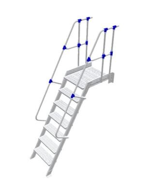 SCALA A RAMPA SINGOLA 60°
