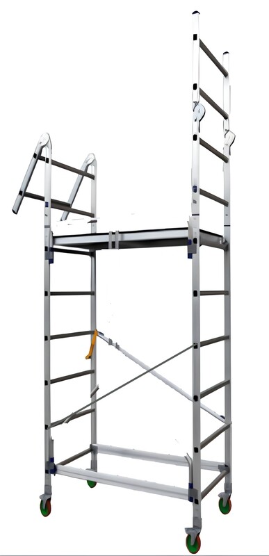 Trabattello in alluminio FACAL ALTO205  modulo base M1  + mezza campata  FACAL