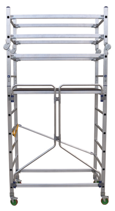 Trabattello in alluminio FACAL ALTO PIEGHEVOLE 205 + mezza campata modulo base M1/P   FACAL