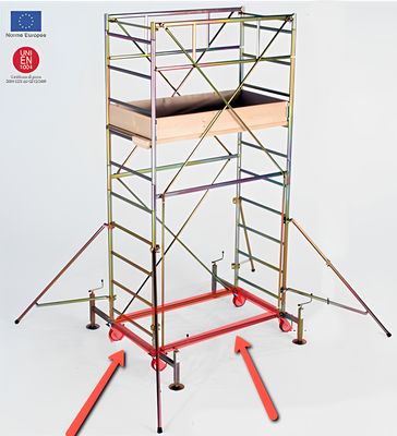 Base Rinforzata con Traverso HD senza Stabilizzatori   IPPIS