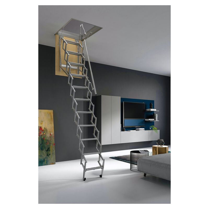 SCALA RETRATTILE IN ACCIAIO SR 110X70X276/300   SCARI