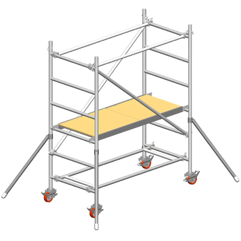 Trabattello professionale MILLENIUM “S“ EN1004 H 1,95 SVELT