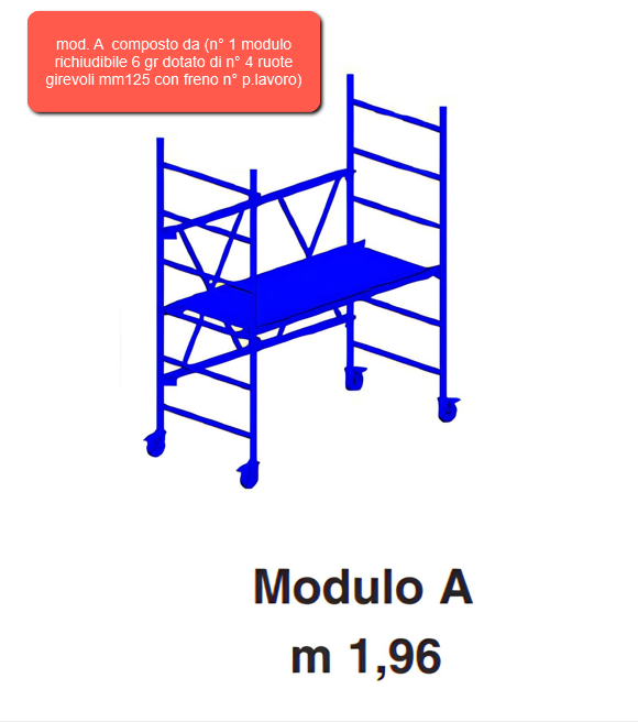 MODULO A Trabattello ROLLER S SVELT