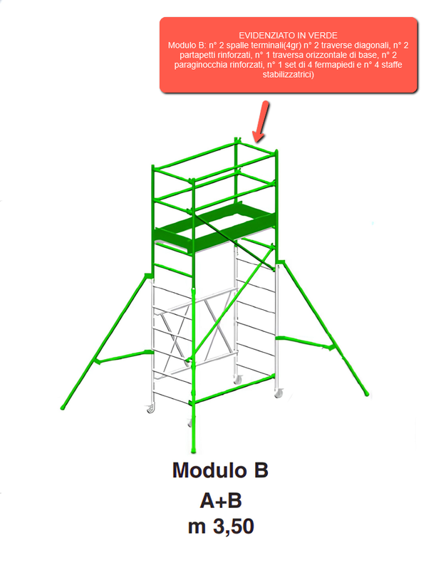 MODULO B Trabattello ROLLER S SVELT