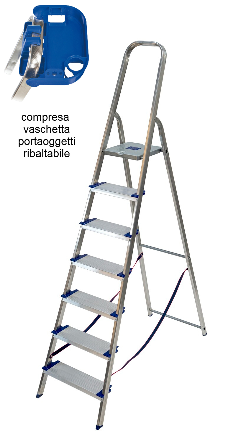 Scala Alfa Maxi Facal gradini maxi 120 mm vaschetta porta oggetti