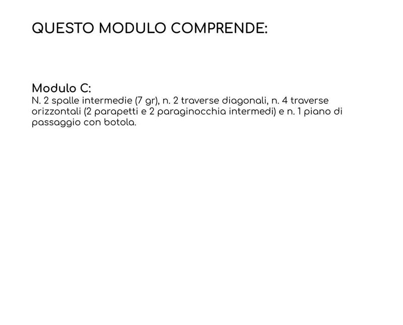 Modulo C TRABATTELLO MILLENIUM S SVELT