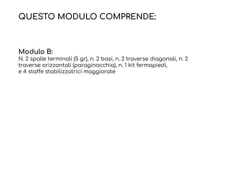 Modulo B TRABATTELLO MILLENIUM S SVELT