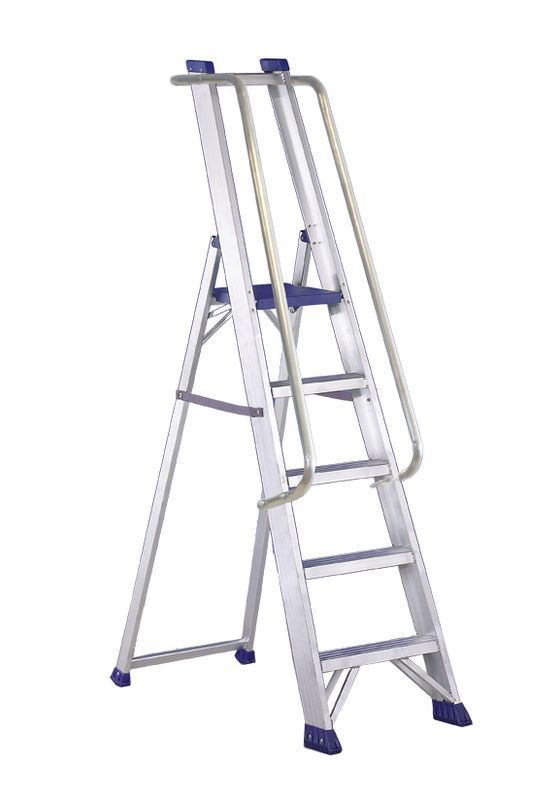 Scala in alluminio 5 gradini compreso pedana REGINA SPECIAL SVELT