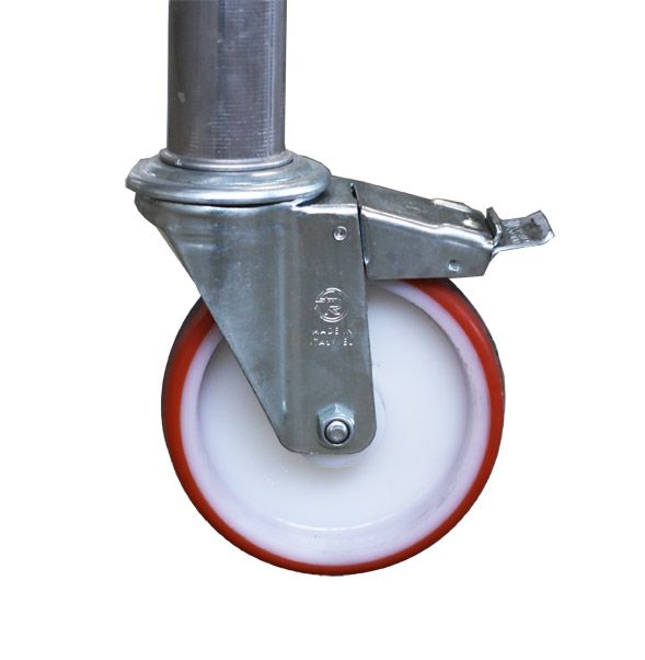 Ruota di ricambio diam. 125 mm C/FRENO Trabattello ROLLER S SVELT