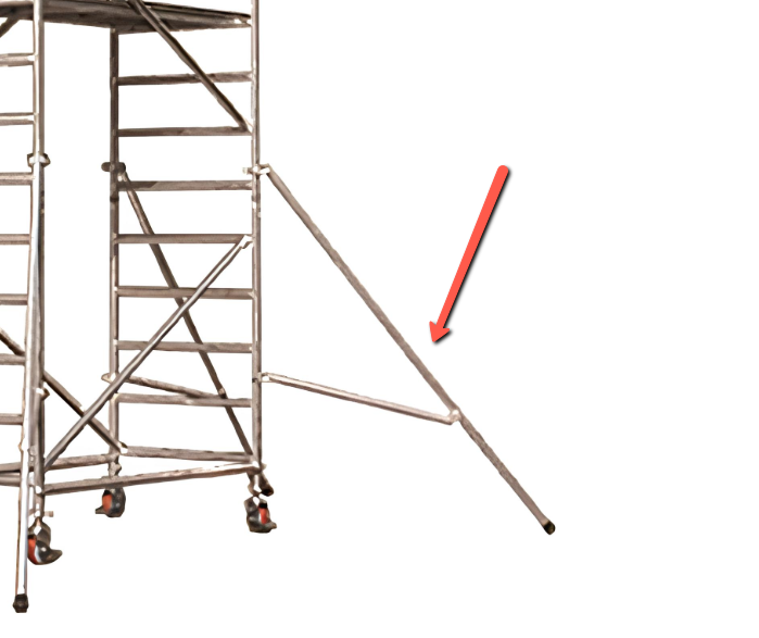 Singola STAFFA STABILIZZATRICE Trabattello professionale JOLLY