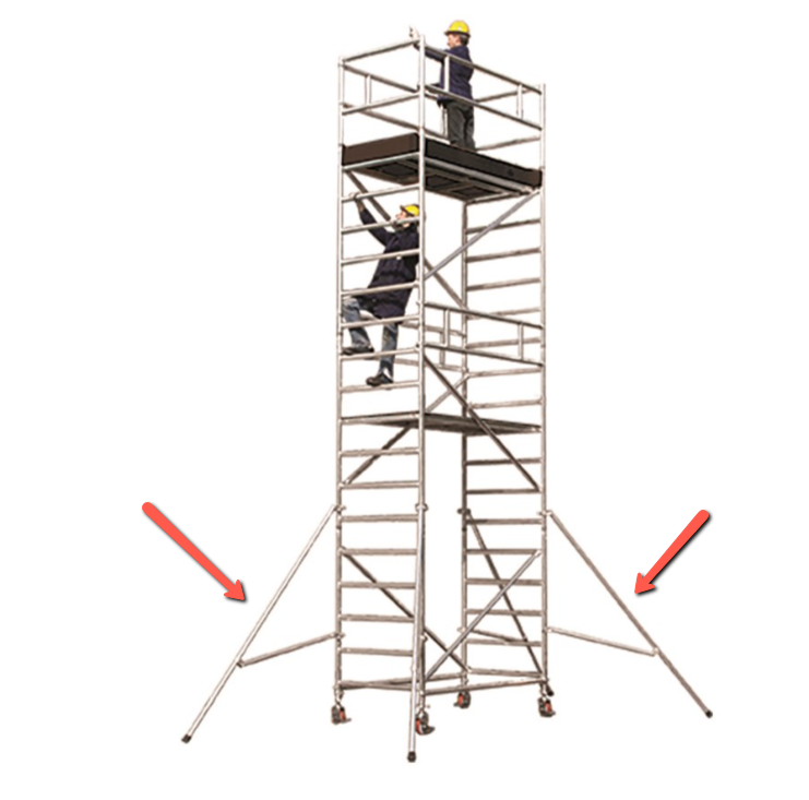 MODULO S   (SET 4 STAFFE) Trabattello professionale JOLLY