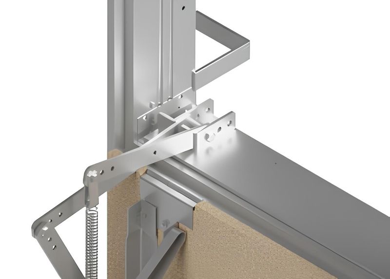 Scala retrattile a parete verticale 90x50   SCARI