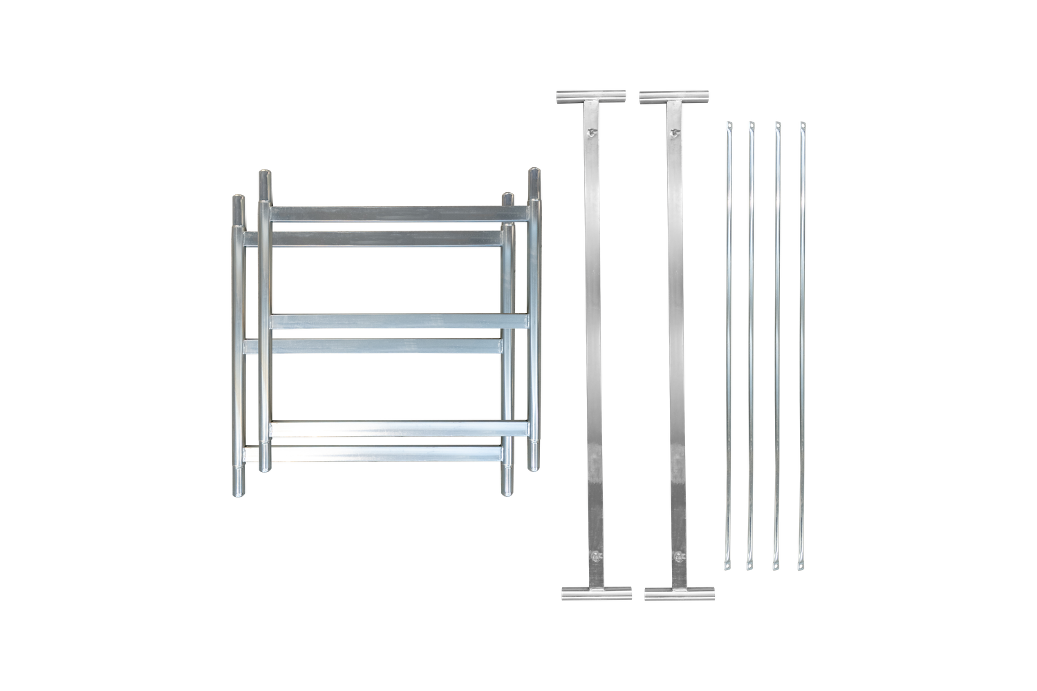 MEZZA ALZATA  COMPLETA (2 1/2 SPALLE + 2 TRAVERSE + 4 TIRANTI) Trabattello SELFIX GIERRE