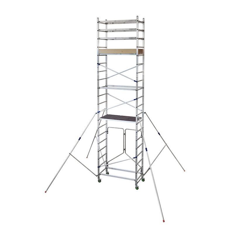 Trabattello ALTO PIEGHEVOLE Facal European Progressive Module M1/P alluminio estruso EN1004 TÜV InterCert senza ancoraggio fascia fermapiede pieghevole