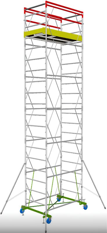 Trabattello configurabile PROFESSIONAL SVELT +1 P.LAVORO
