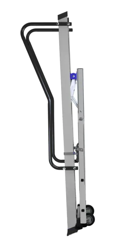 Scala in alluminio movibile 6 gradini compreso pedana MOBY SVELT