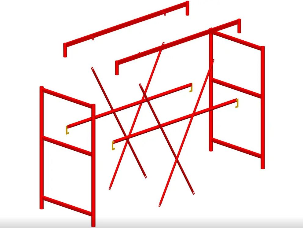 Ringhiera (set completo) trabattello CERVINO SVELT