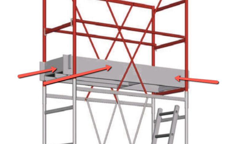 Set fermapiedi  trabattello CERVINO SVELT